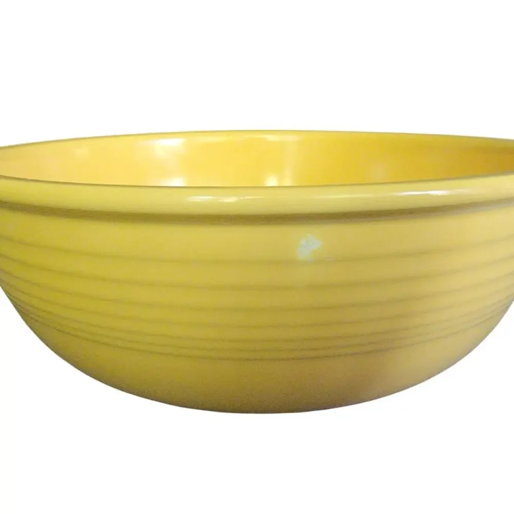 RARE! Vintage Fiestaware Original Yellow Unlisted Promotional Salad Bowl HLcoUSA